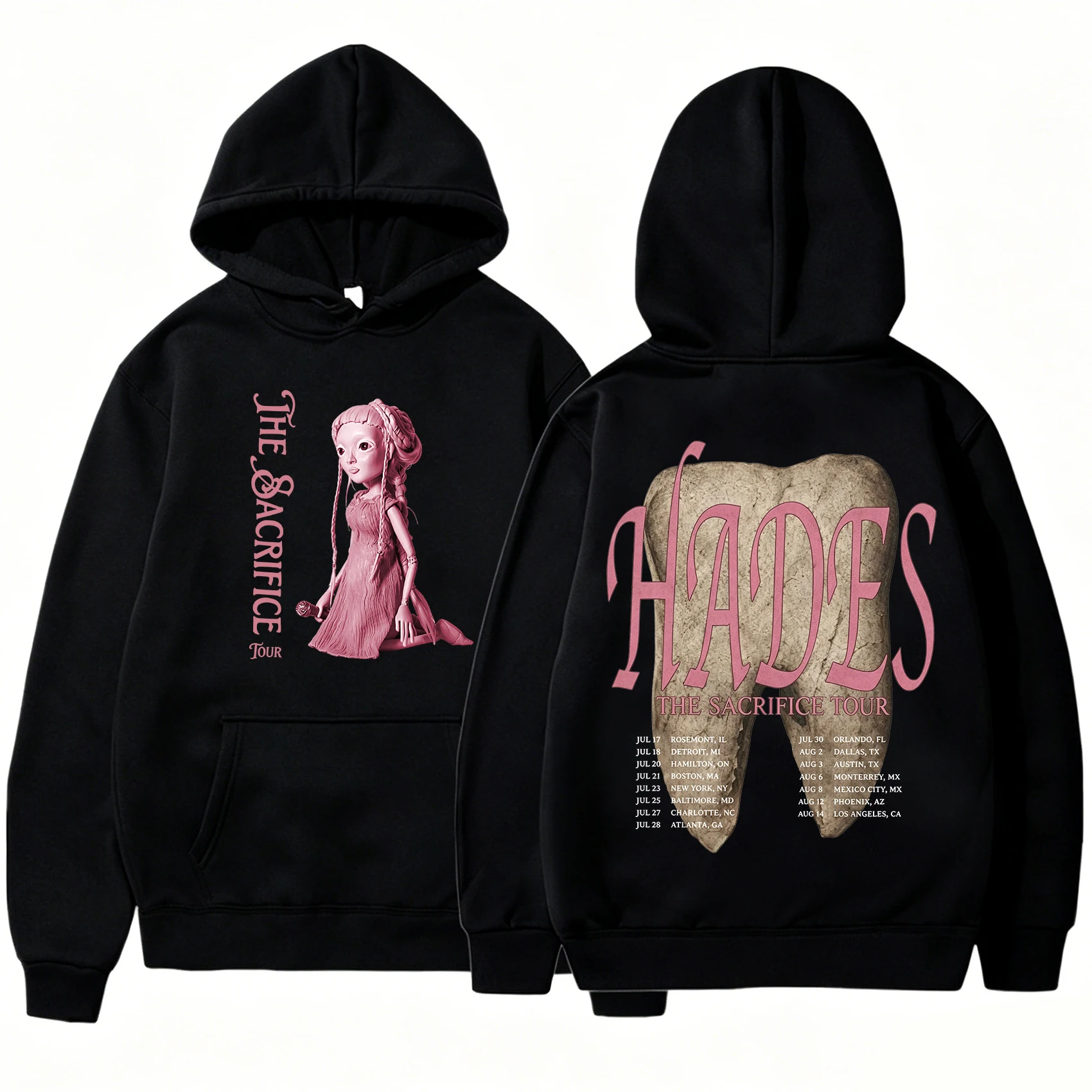 Худи с длинным рукавом 2026 Melanie Martinez Hades The Sacrifice Tour, унисекс, в стиле Harajuku, Y2K, уличная одежда, пуловер