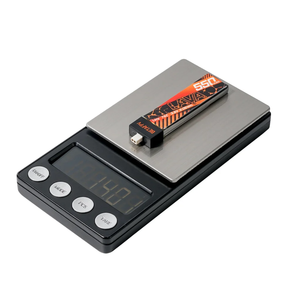 بطارية BETAFPV LAVA 1S 550mAh 75C لـ Meteor75 Pro 2/4/6/8/10 قطعة