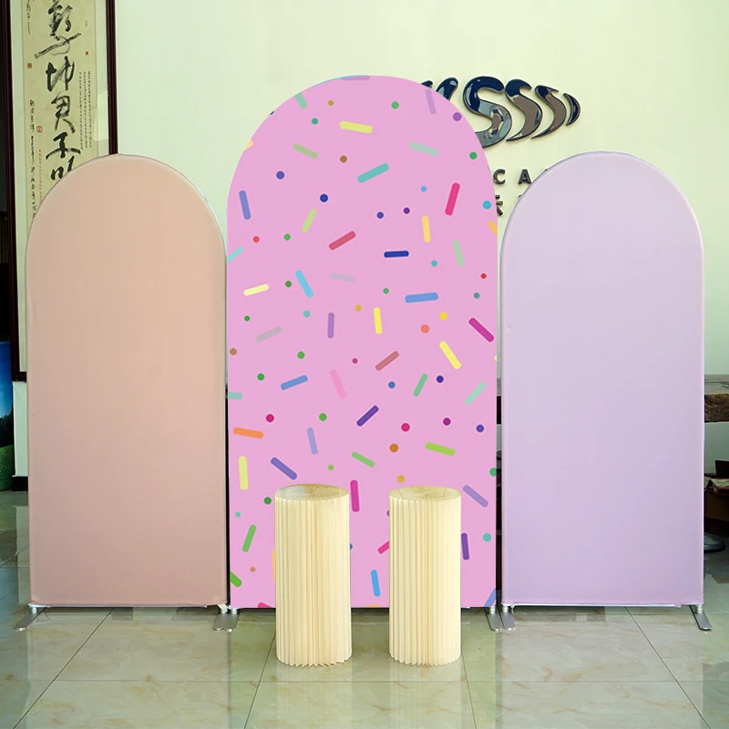 

Задний тканевый чехол, двусторонняя АРКА, фото с печатью, задний тканевый чехол для детской фотографии, дня рождения и фотографий