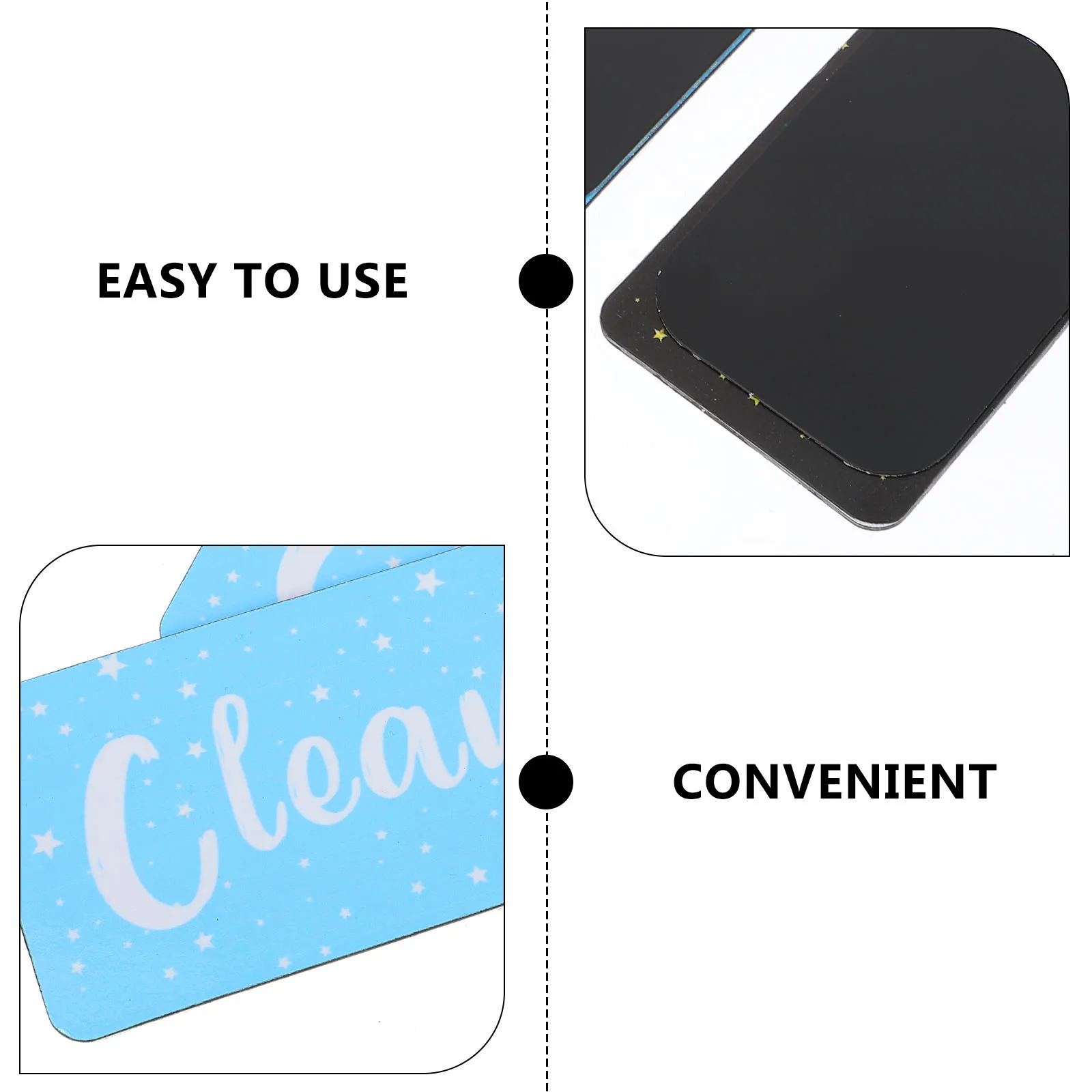 

2pcs Dishwasher Magnet Sign Magnetic Cleaning Indicator Double-Side Whiteboard Label Dirty Fridge Office Home Laundry for Kids