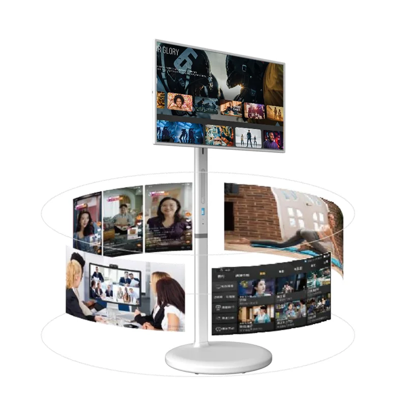 Monitor portatile intelligente 4K da 32 pollici 8+12 GB di RAM|Google OS|Wireless Bluetooth/WiFi Cast|Specchiamento telefono/PC|HDMI/USB-C per ufficio