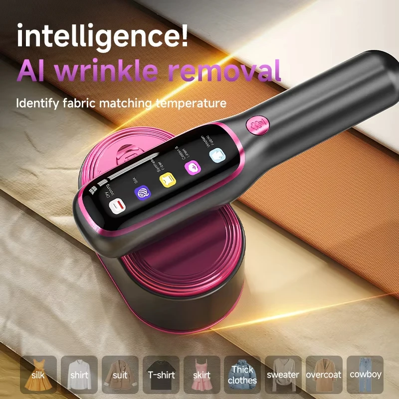 Ручной паровой утюг 1200 Вт, 5 скоростей, сенсорный экран, вращающийся портативный электрический отпариватель для одежды, складная гладильная машина 110 В/220 В