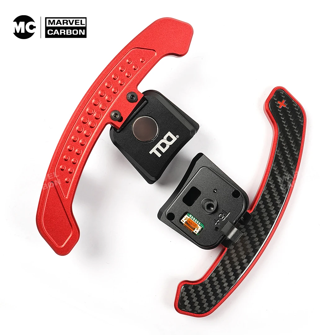 glossy-carbon-fiber-magnetic-paddle-shifter-for-audi-r8-tt-aluminum-alloy-back-cover