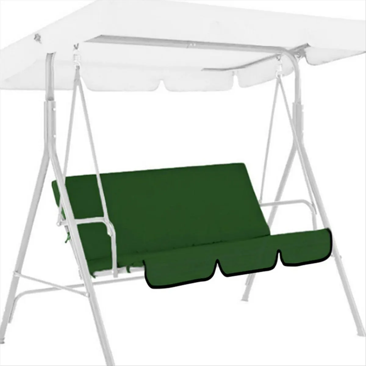 ABYA Sunshade for Swing Pew 2/3 Seater Garden Swing Chair Cover Polyester Taffeta Waterproof Canopy Tools B