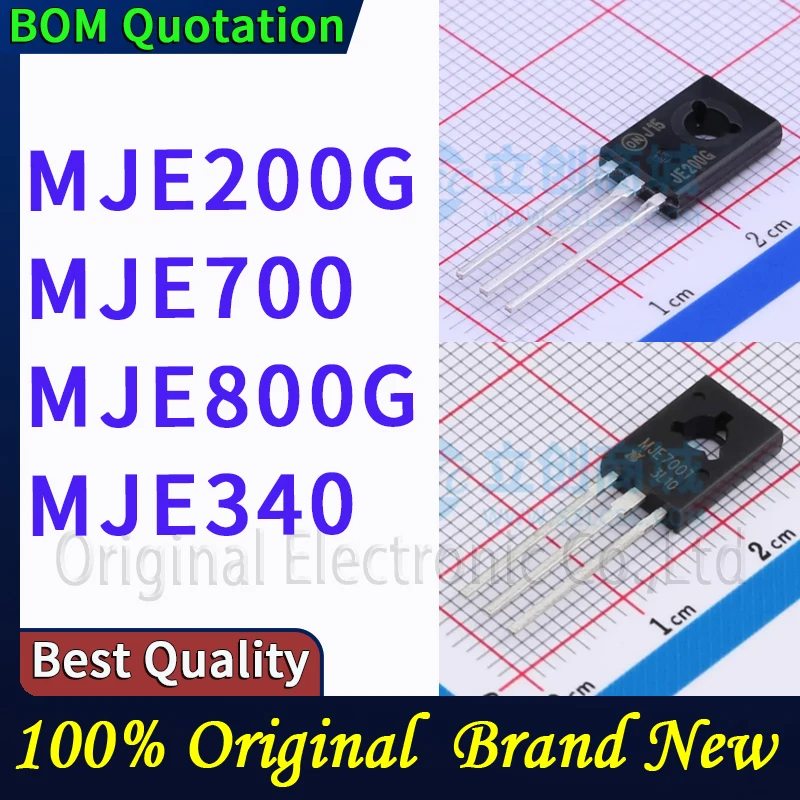 

5 шт./лот MJE200G MJE700 MJE800G MJE340 В наличии Оригинальные высококачественные компоненты