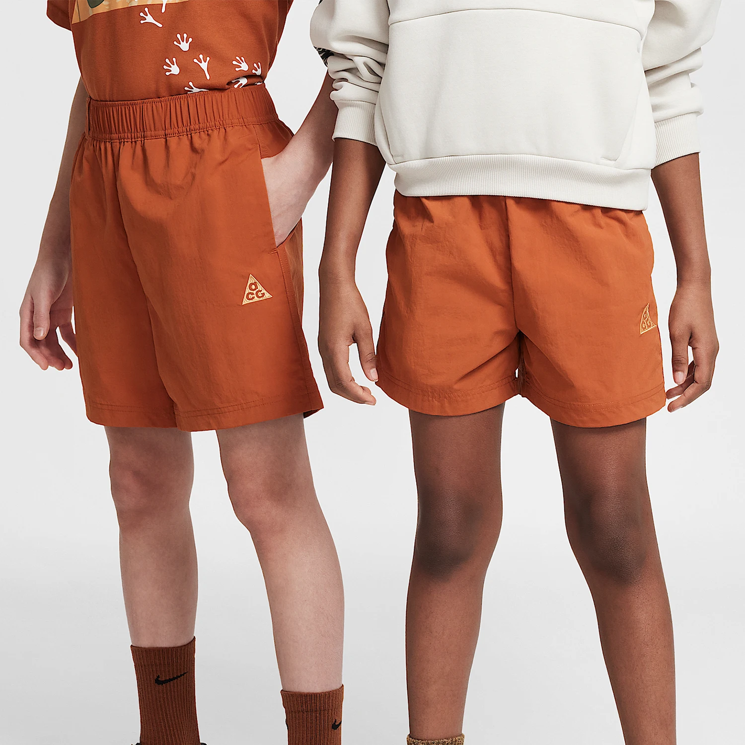 

Дышащие свободные тканые шорты Nike Authentic 2025 Summer Big Kids FB1302-246