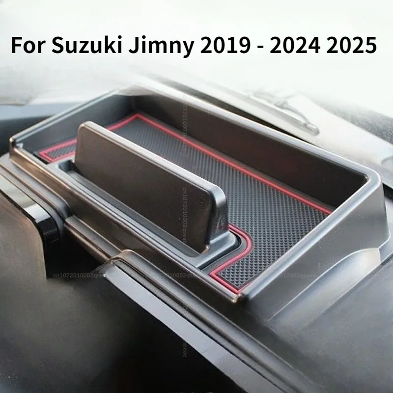 Für Suzuki Jimny 2019 2020 2021 2022 2023 2024 2025 Armaturenbrett-Aufbewahrungsfach Maßgefertigt ABS Rutschfest Innenzubehör – Detail 1
