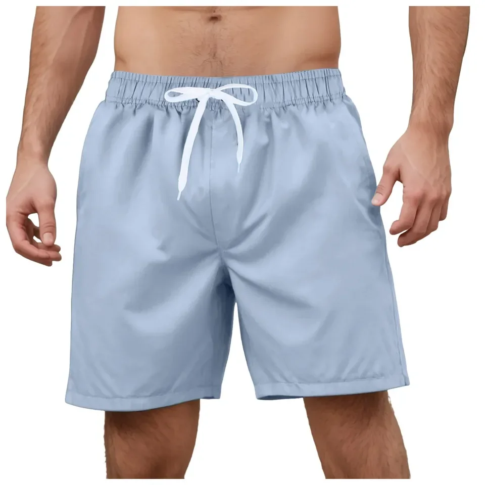 بلون الرجال السباحة الشاطئ مجلس السراويل الرجال ملابس السباحة الصعود مجلس رياضة الجري الرياضة السراويل الصيف ملابس السباحة #3