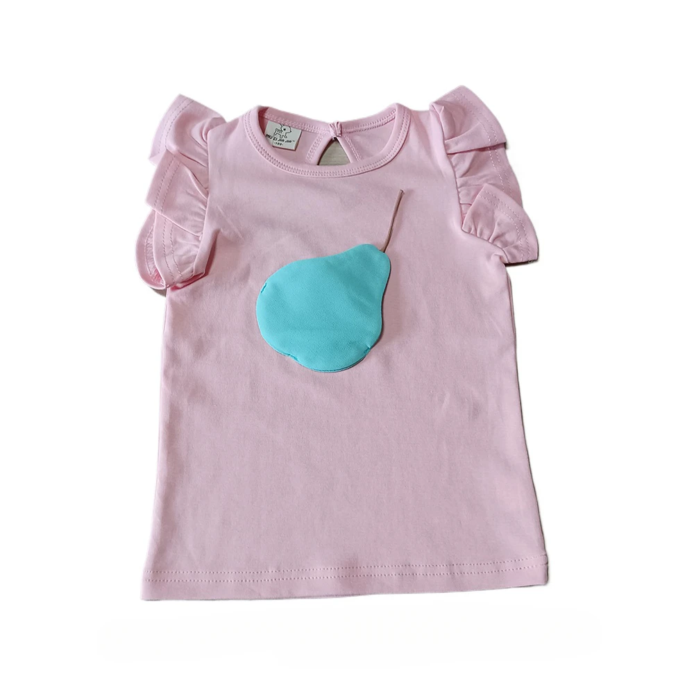 

2-6 years girls clothes cute summer new kids t shirt cotton wholesale