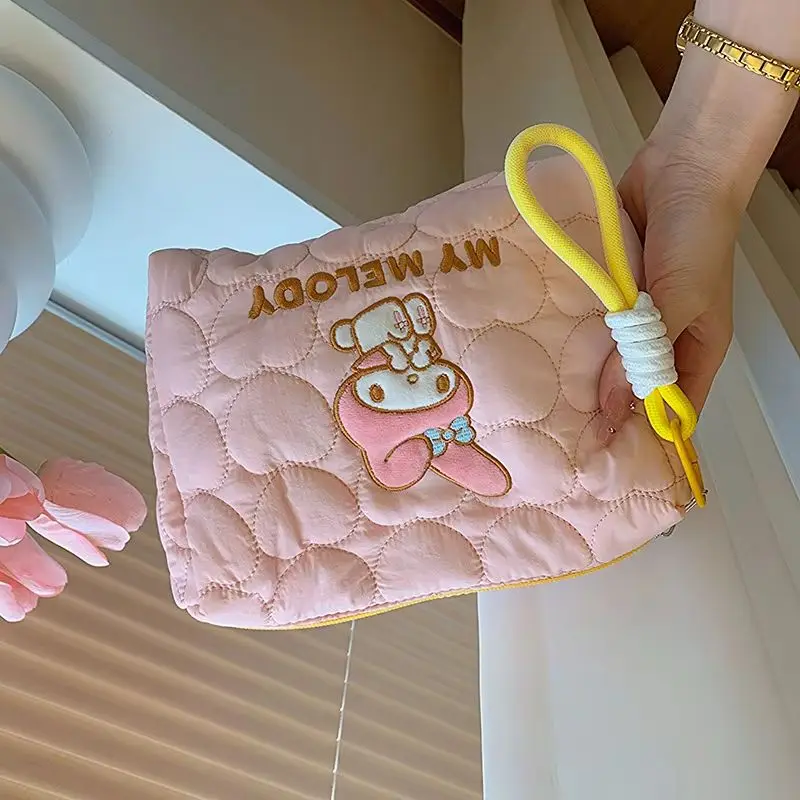 

Набор косметичек с милым мелодиями Китти и облачным узором, одинаковые органайзеры для путешествий, водостойкая ткань, легкий вес для спортзала и отпуска