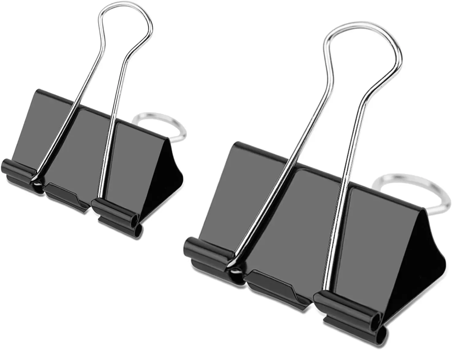 

48 Pcs Large & Extra Large Binder Clips, 2 Inch & 1.6 Inch, Heavy Duty, Rust-Resistant