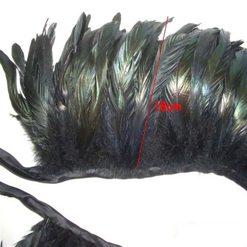 Gothic Feather Shawl Rooster Feather Scarf False Collar Feather Cape Masquerade Props Halloween Cosplay Costume Accessories