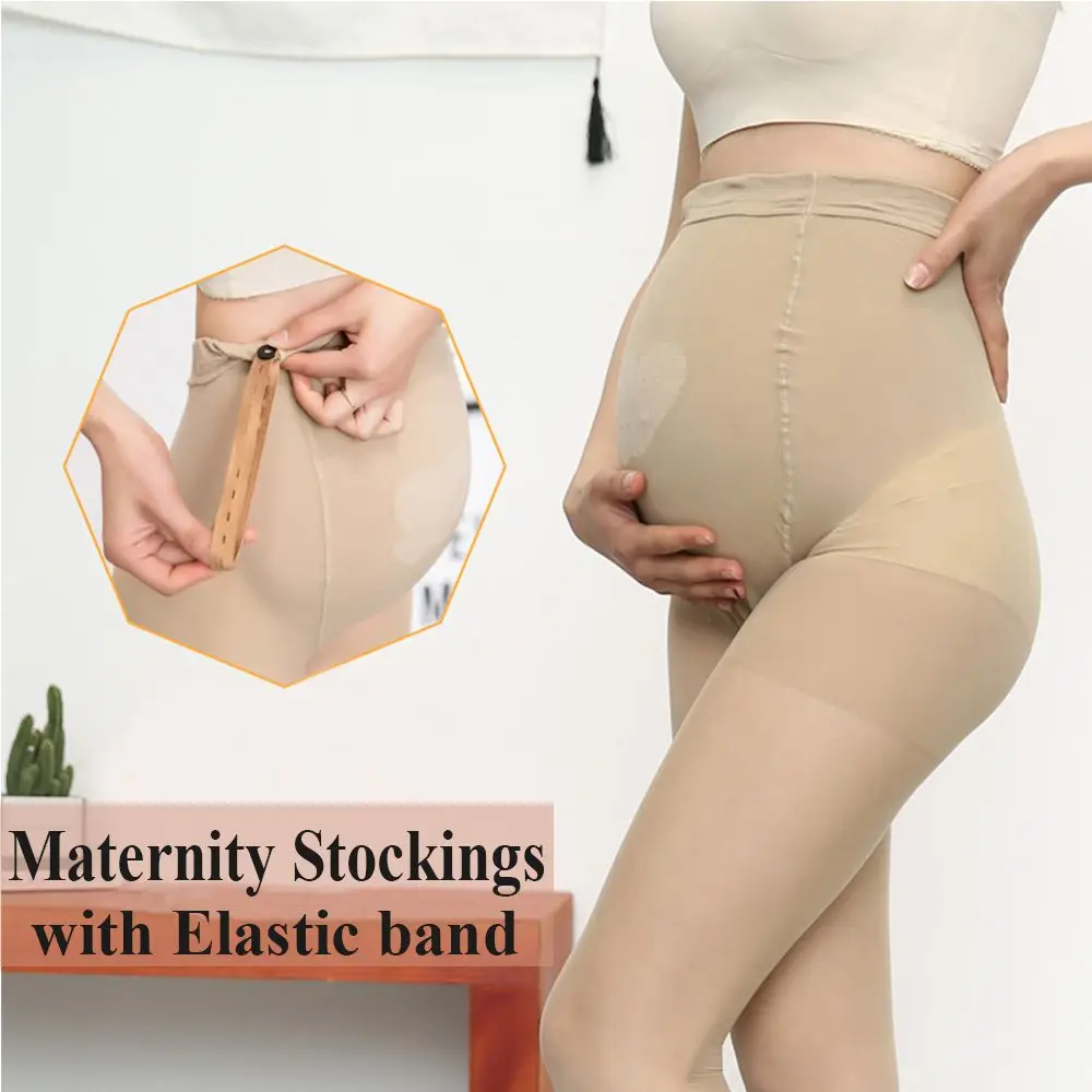 Pantyhose Adjustable Pregnant Women Extension Strap Pregnancy Clothes Maternity Leggings Tights Stockings Maternity Stockings