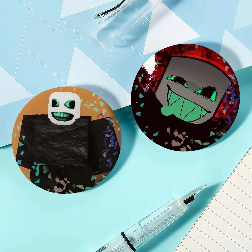 D-Dod-D Game Pursuer Laser Badge Ensemble Lapel Pins for Backpacks Briefcase Brooch Clothes Gifts