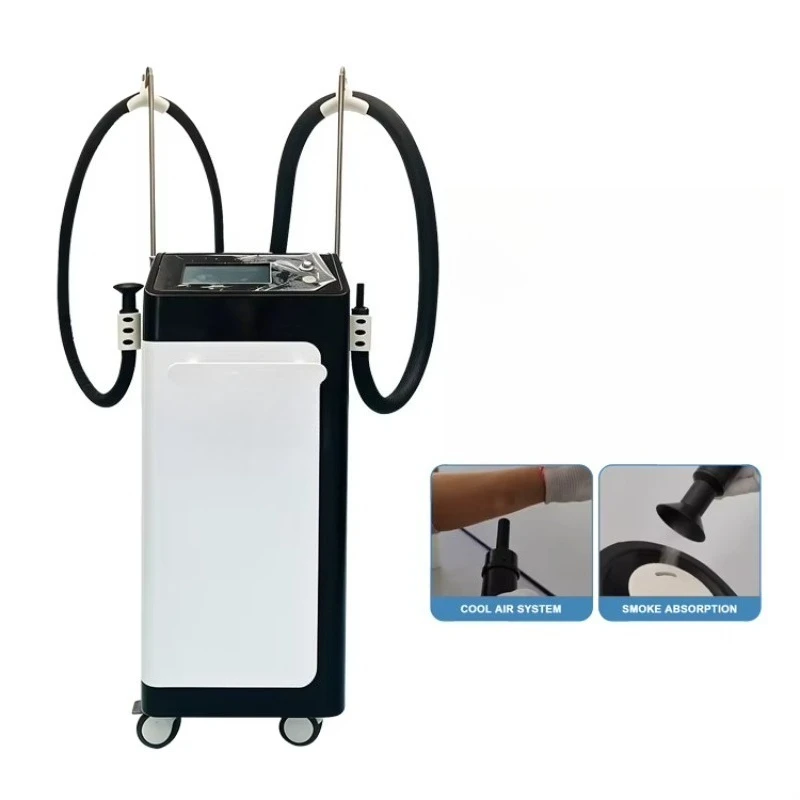 Activated Carbon Smoke Filtration Machine Cold Air Cooling System Dual Handle