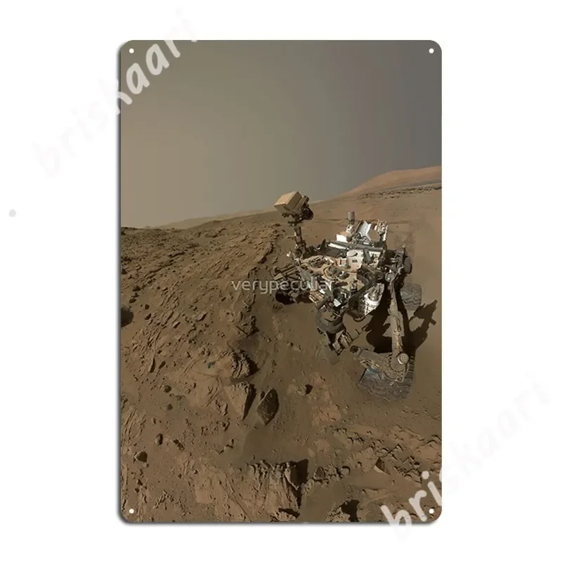 Mars Rover Curiosity Takes A Selfie - Planet Metal Signs Wall Cave Party Printing Plaques Tin sign Posters