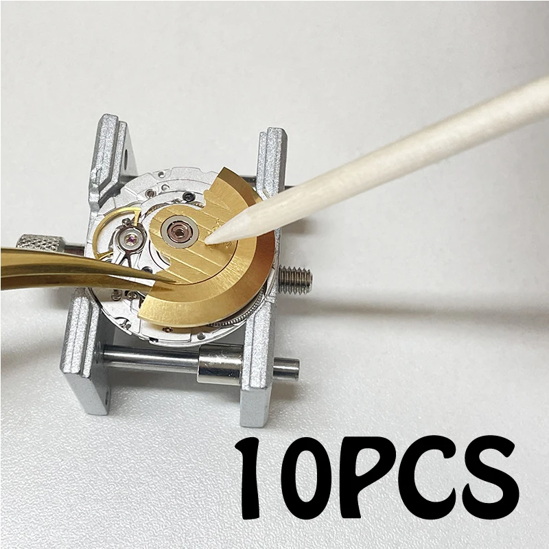 10PCS Meter repair tool Movement fixing rod Anti slip support rod Wood rod Anti static watch Assembly cleaning aid