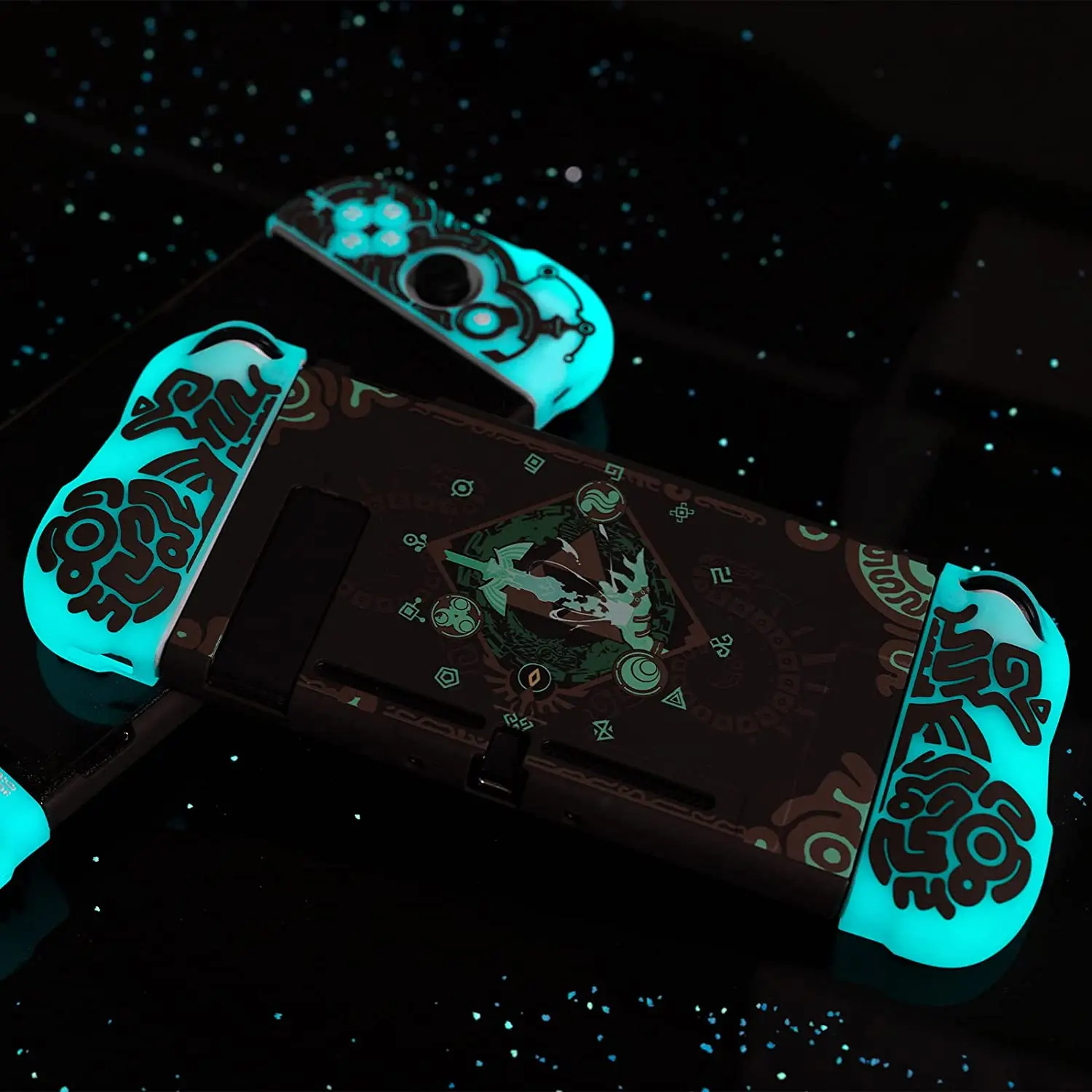 Luminous Protective Case For Nintendo Switch /Switch OLED Silicone Soft Protective Cover Console for Game Zelda Lost Ruins