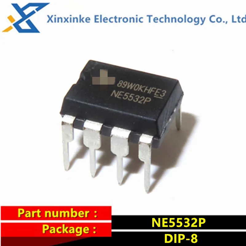 

20PCS NE5532P NE5532 DIP-8 Operational Amplifiers - Op Amps Dual Low Noise Amplifier ICs Brand New Original