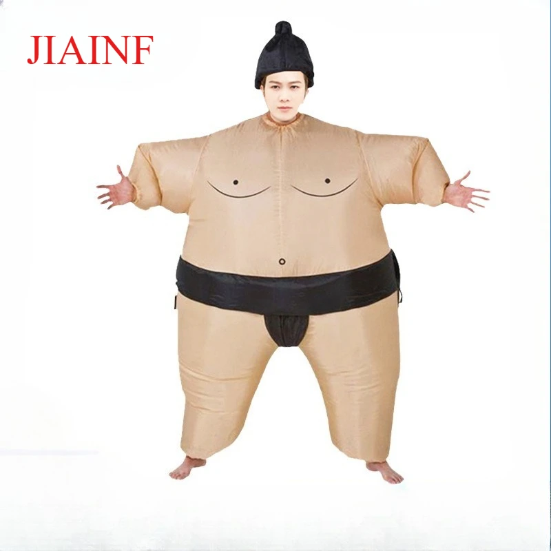 

Sumo Wrestler Inflatable Costume Cartoon Character Fat Suit Party Performance Event Inflatable Clothing Accessory