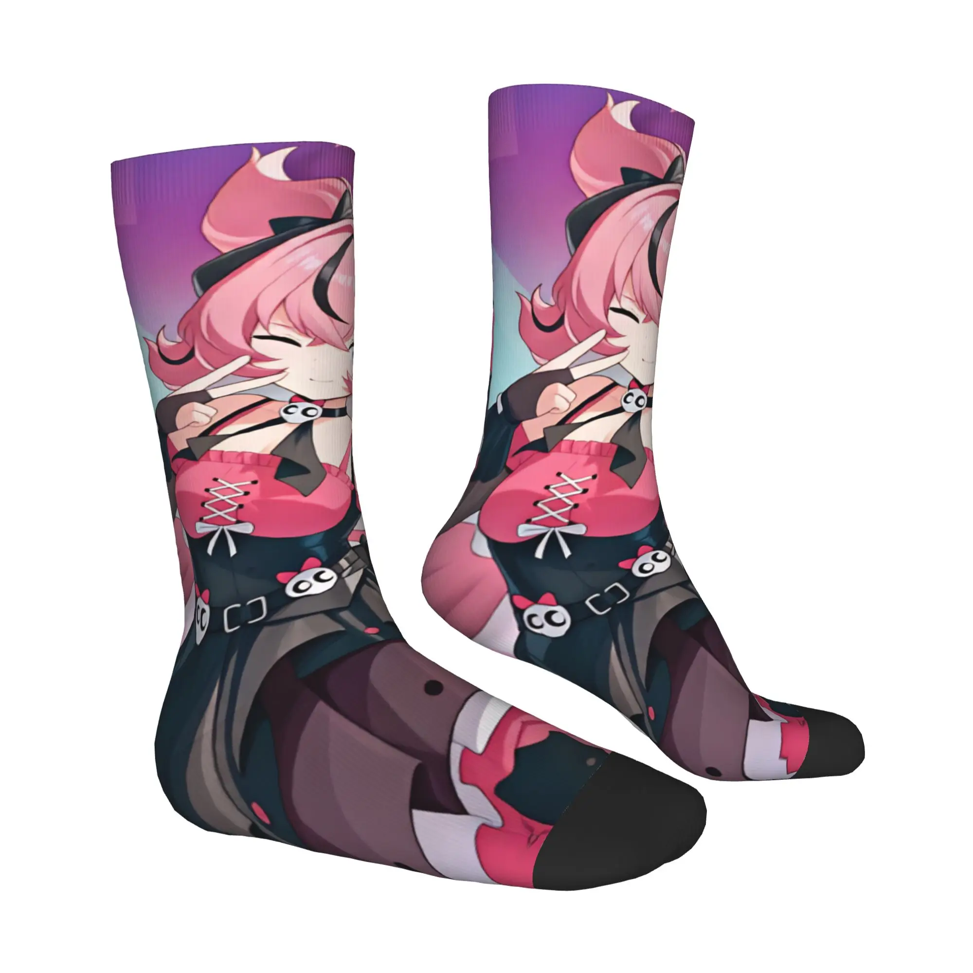 Kawaii Z-Zenless Z-Zone Z-Zero Game Socks Men Women Warm 3D Printed  Sports Basketball Socks