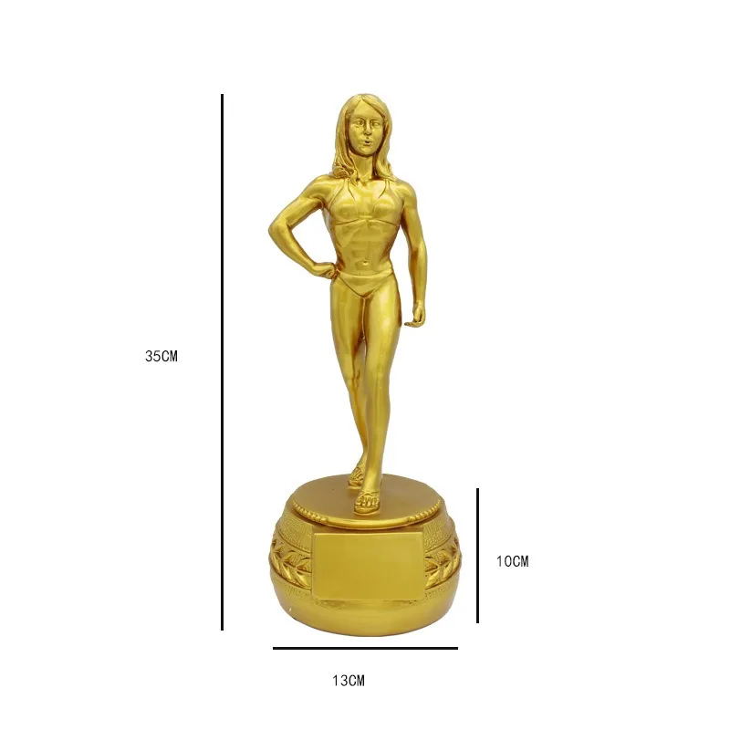 Fitness Fitness Sports Competition Trophy, a Number of Trophy Models, Fitness Model Decoration