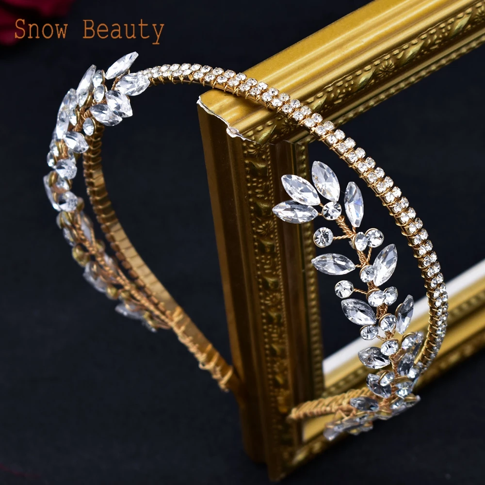 

DZ056 Wedding Headband Bride Headpiece Girls Woman Headwear Bridal Hair Jewelry Head Hoop for Party Wedding Hair Accessories