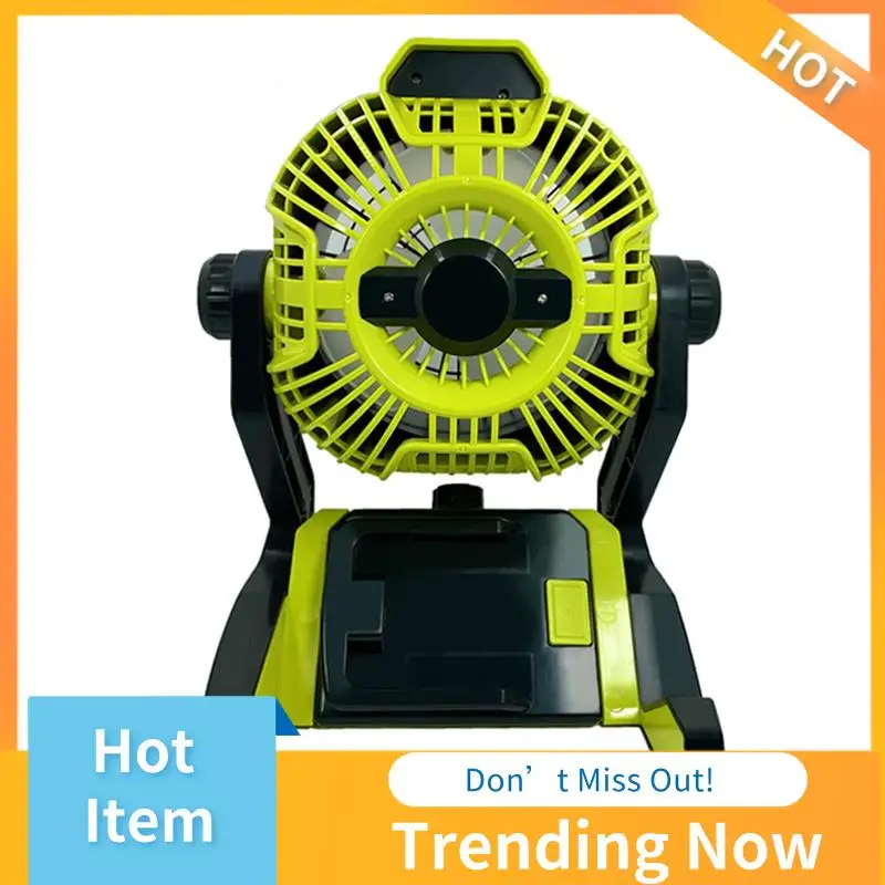 

AB08-For 18V Li- Battery With Adapte Work Fan With LED Light Portable Cordless