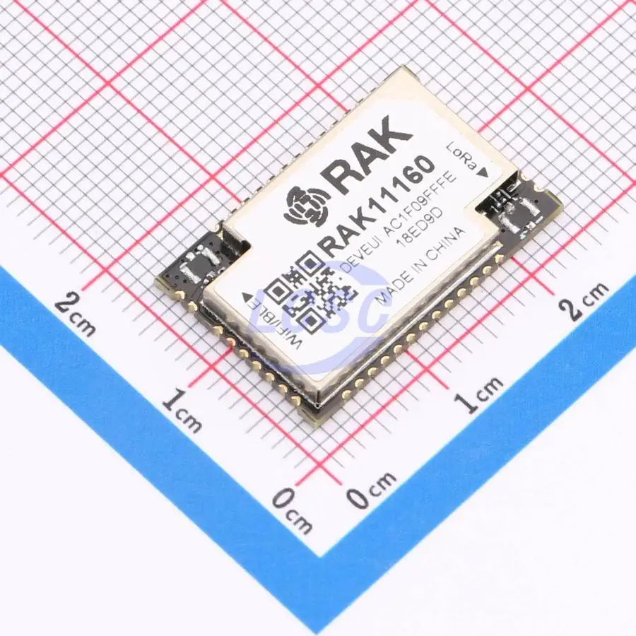 2pcs RAK11160-8-SM-NI SMD 23x15mm LoRa RF Transceiver Module for Smart Home System