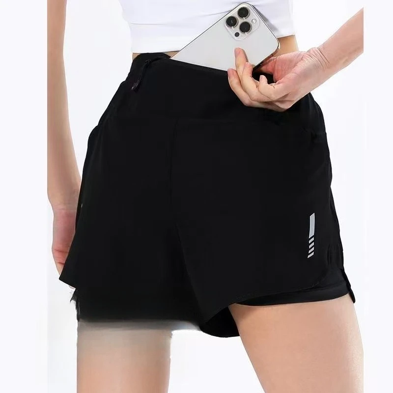 Workout Women Yoga Shorts Gym Shorts Low Lmpact Quick Dry Waist Stretch Running Cycling Fitness Female Biker Shorts Women
