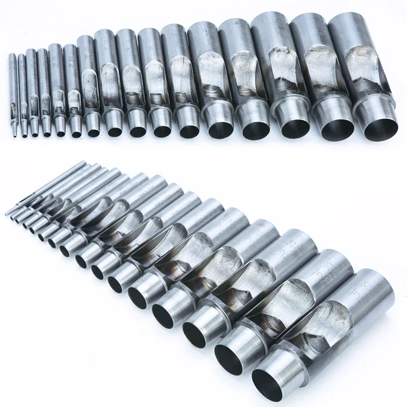 High Quality Sharp Non-rust Round Punch Leather Belt KT Plate Tarpaulin Gas Eye Punch Fabric Silicone Hand Tool