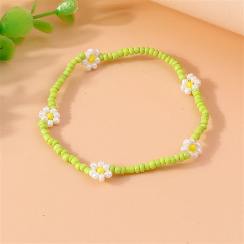 Böhmisches handgefertigtes Armband mit bunten Perlen für Damen, süßes Blumen-Perlenarmband, Party-Schmuck, Geschenke für Mädchen – Detail 14