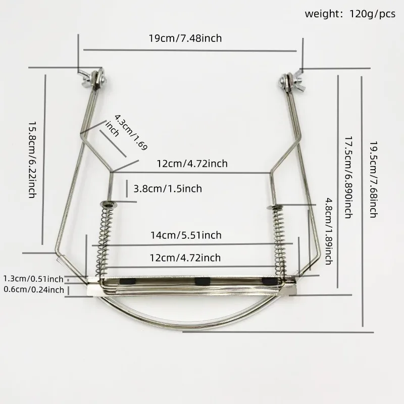 1Pc 10 Holes Harmonica Neck Holder Adjustable Metal Harmonica Support Rack for Playing Guitar While Playing Harmonica