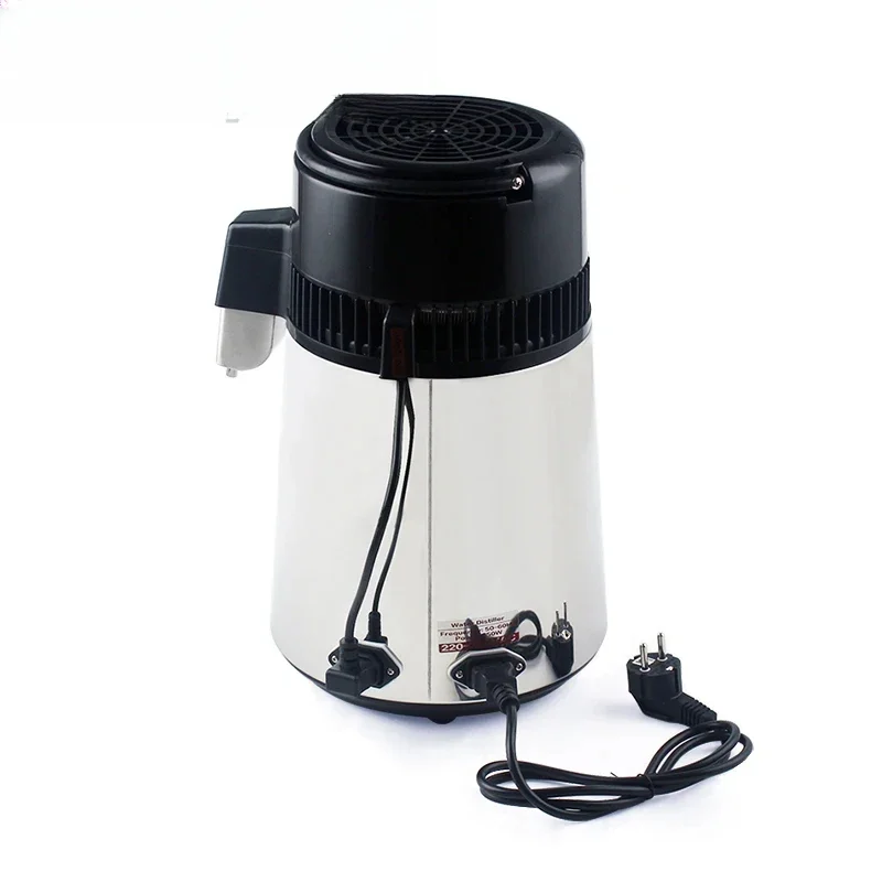 Pure Distiller 4L Dental Distilled Water Machine Filter Stainless Steel Electric Distillation Purifier Jug 110V 220V