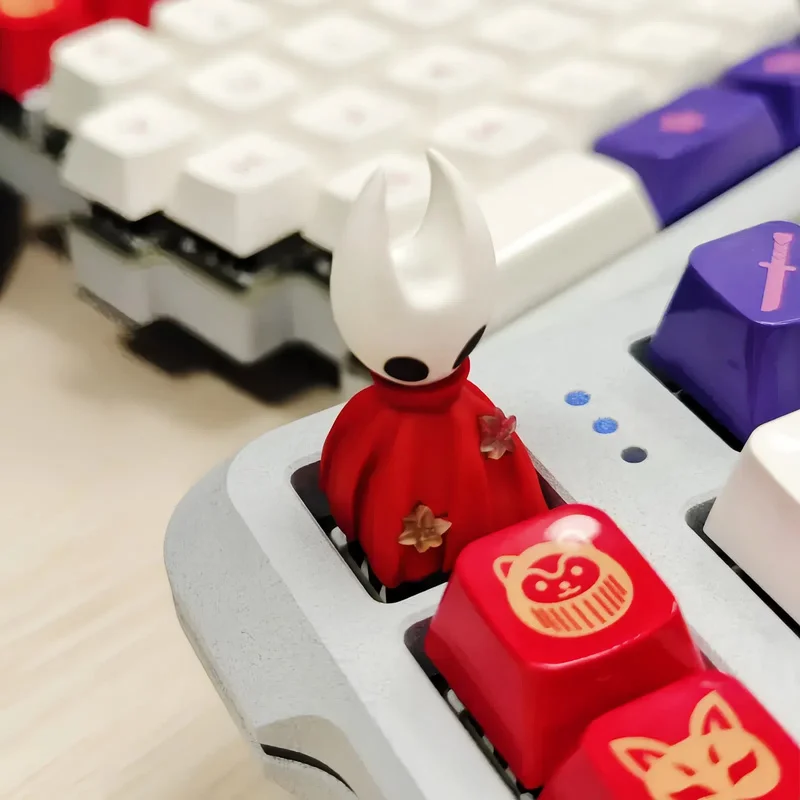 جديد جوفاء فارس Kawaii الدبور الشفاف الراتنج Keycap واحدة الإبداعية لوحة المفاتيح الميكانيكية تخصيص Esc لعبة الطرفية #3