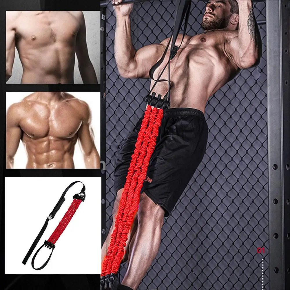 Pull Up Device Auxiliary Belt Trainer Horizontal Bar Assist Belt Household Fitness Elastic Belt Pull Up Elastic Rope Assistance