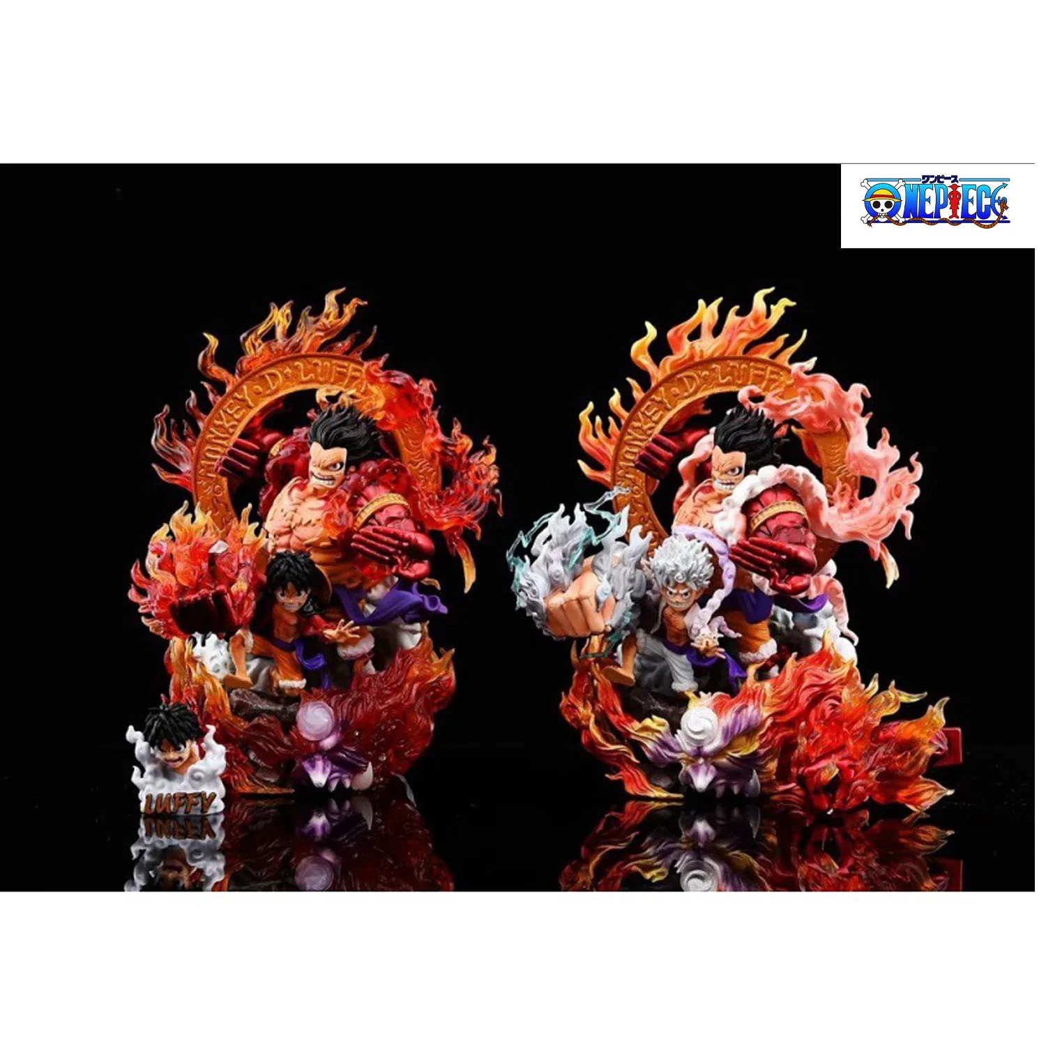 

23cm KCStudio OnePiece Nika Luffy Yonko GearFifth Smiling Sun God Resin Statue Figure Anime Model Pirate King PremiumCollection