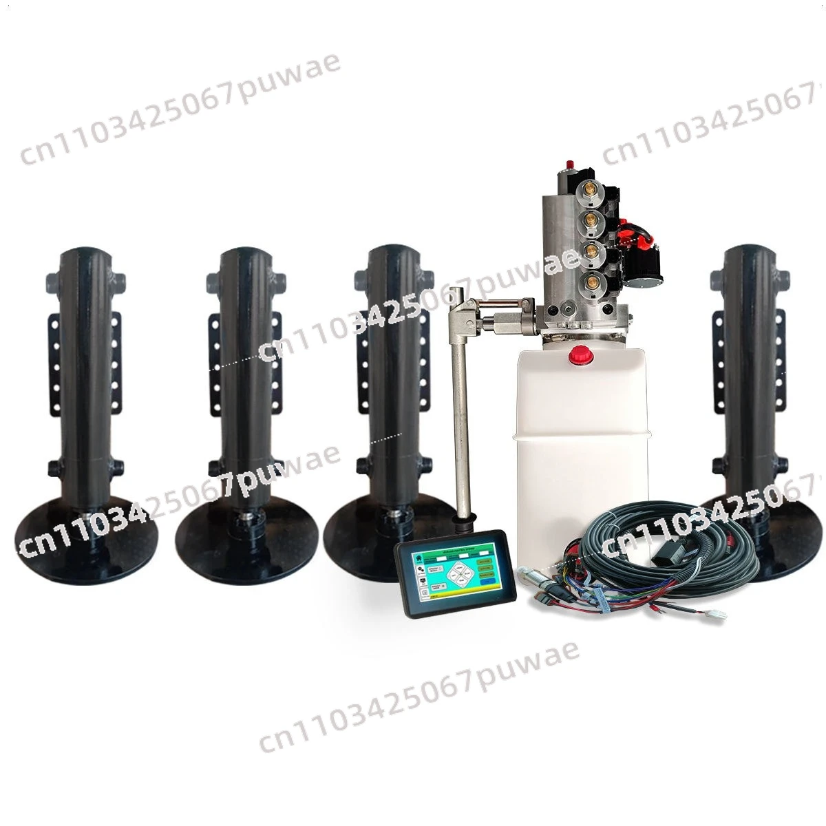 Electric Jacks for Vehicle Stability and Ease of Use Motorhome 12V Hydraulic Leveling System Auto