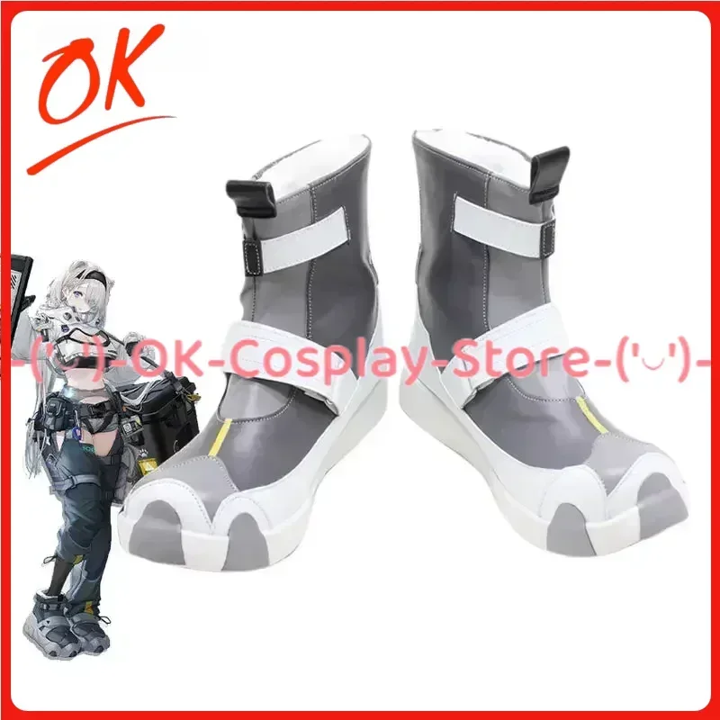 

[На заказ] Arknights Aurora Обувь для косплея Аниме Игра Костюм для ролевых игр Опора Хэллоуин Карнавал Праздничная вечеринка Сапоги из искусственной кожи