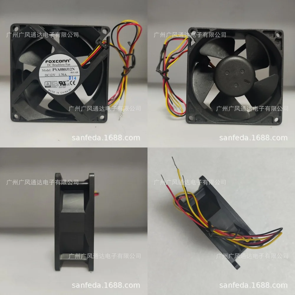 

For Fujian PVA080J12N 12V 1.7A PC Case Fan Mosquito Killer Lamp Charger Cooling Fan for Laptop Desktop Computer Server GPU