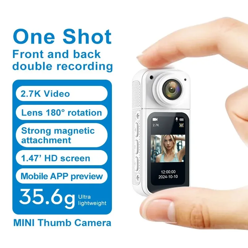 2K recorder, neck hanging, action camera.