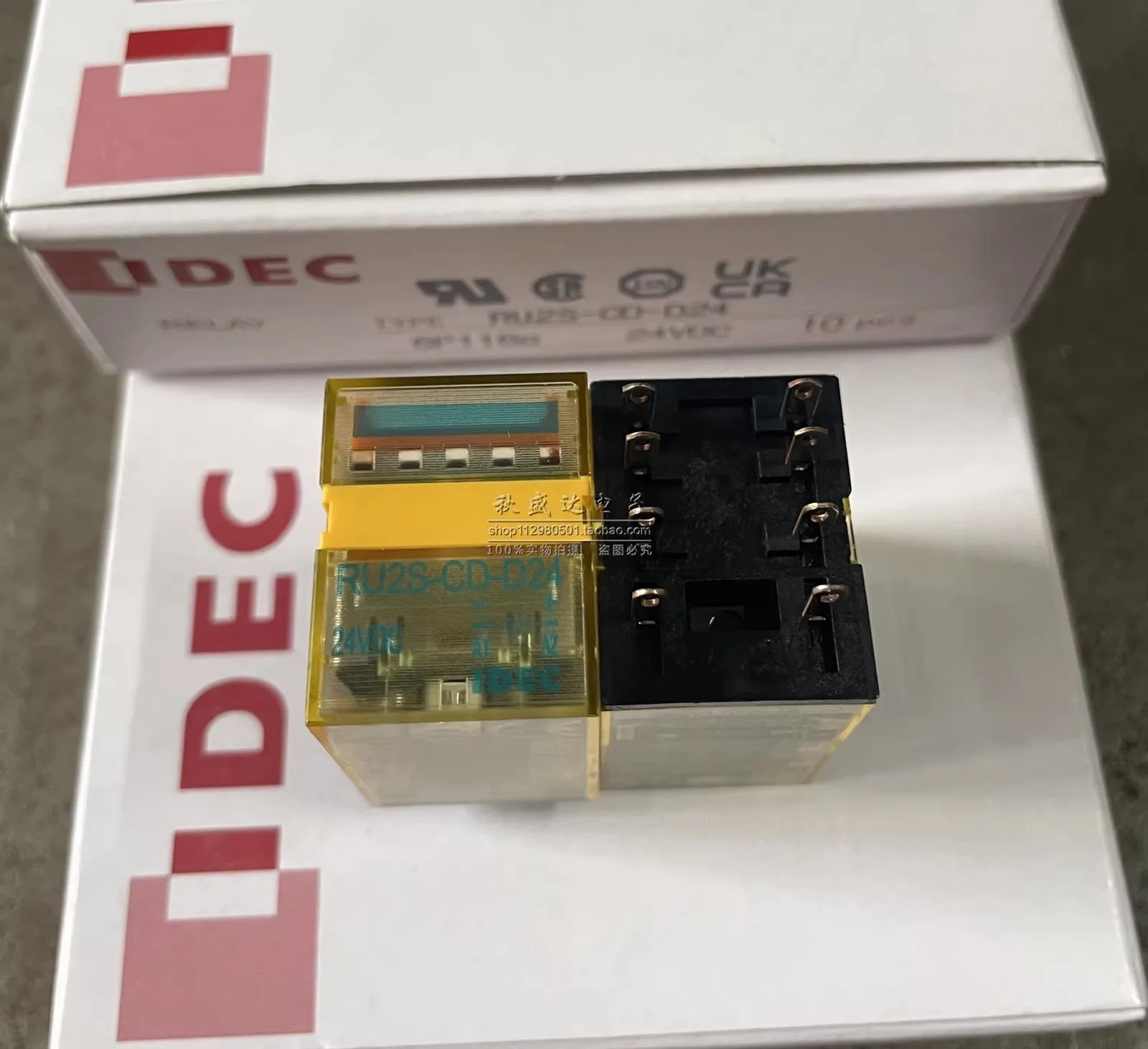 

IDEC and Spring New Original Relay RU2S-CD-D24 Genuine 24VDC/8Foot /10A