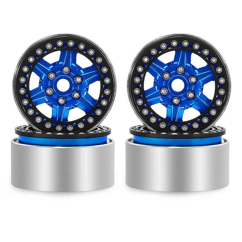 B05C-For 1/10 SCX10 TRX4 90046 D90 Third Generation RC Car Accessories- 4Pcs Upgrade Wheel Hub D384