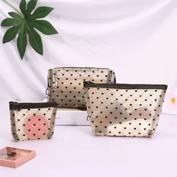 2023 New Heart Outdoor Personalized Transparent Cosmetic Bag Cosmetic Pouch Travel Organizer Zipper Beach Makeup Women's Bag