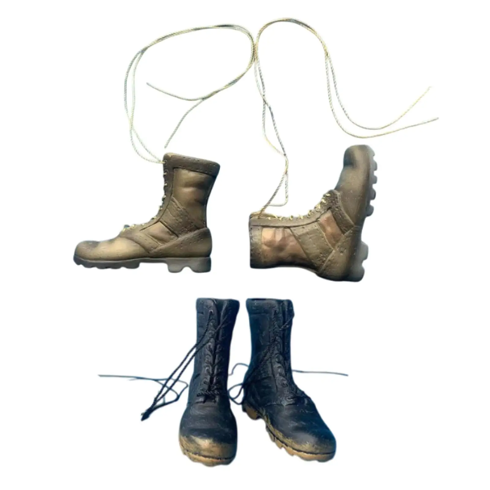 1/6 Scale Short Boot Retro Fashion Accessories Outfit Miniature Figure Costume Work Boots for 12inch Female Figures Accessory