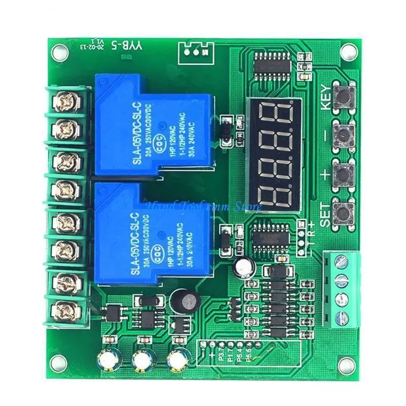 

H37F Efficient Motor Control Circuit Board Forward/Reverse for 12v 24v Systems with Adjustable Timing