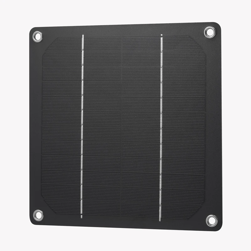 防水ソーラーパネルファンキット、ミニソーラーパネル、換気、鶏小屋、ペットハウス、RV、5W