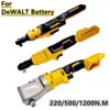 DeWALT 20V 18V 배터리 220/500/1200NM 전기 래칫 렌치 1/2 