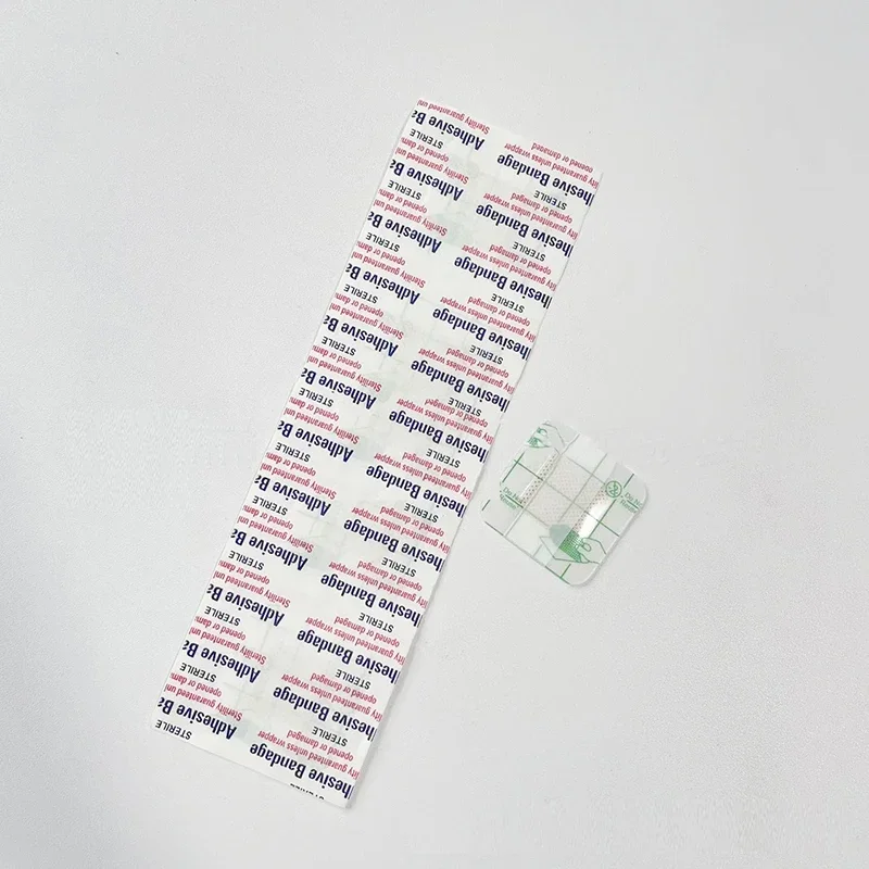 50pcs A Square Band-aid Breathable Disposable Transparent Square Adhesive Multifunctional Protection Breathable