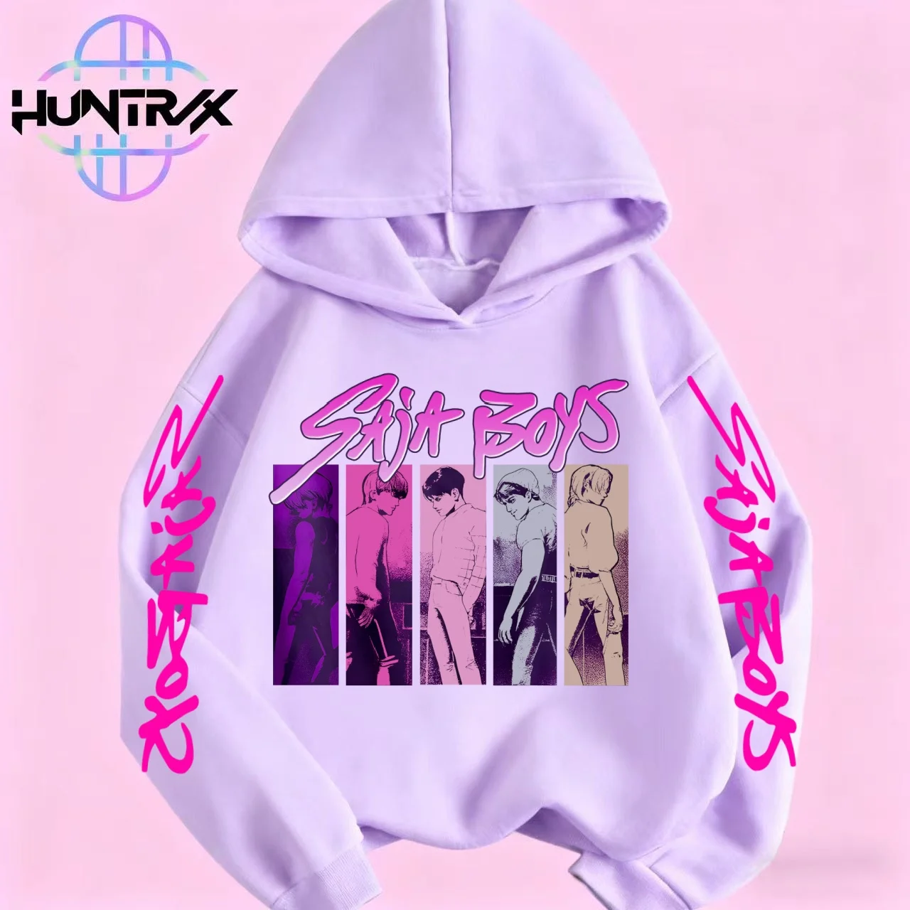 جديد 2025 KPop شيطان الصيادين الاطفال هوديي Kawaii الكرتون المطبوعة انغلق معطف بقلنسوة الأولاد الخريف سترة طفلة الملابس الشتوية #1